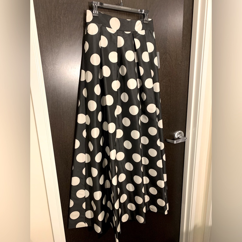Brand New With Tags Eliza J Polka Dot Ballgown Skirt Size 8